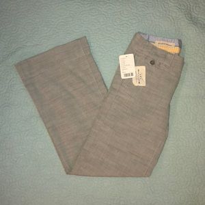NWT Anthropologie PILCRO Wide-Leg Grey Trouser Pants